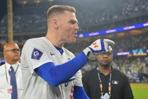 Freddie Freeman Celebrating